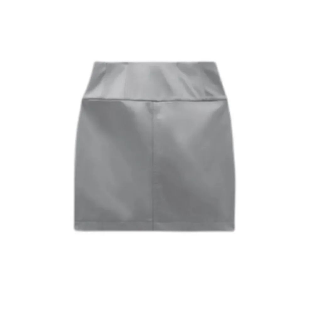 NWT ZARA Technical Water Repellent Midi Skirt M - Picture 2 of 10